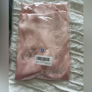 Pink Satin 'Flower Girl' Robe NWT